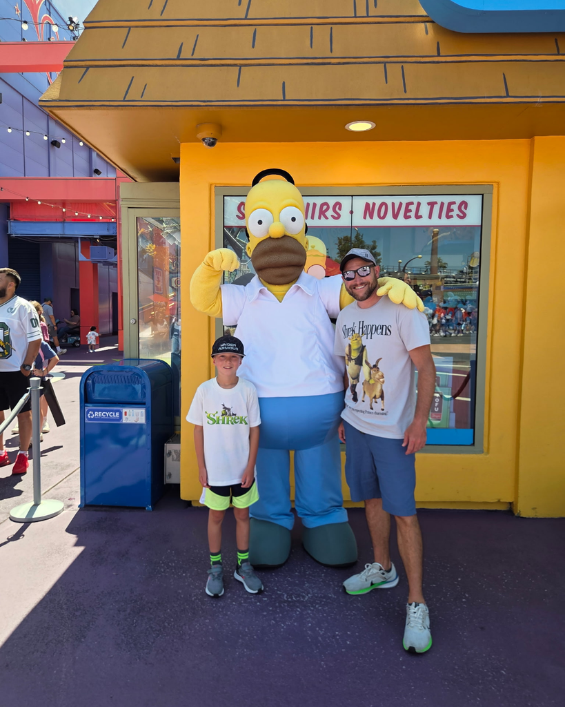 Family at Universal Studios Hollywood