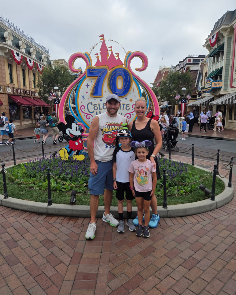 Family at Disneyland