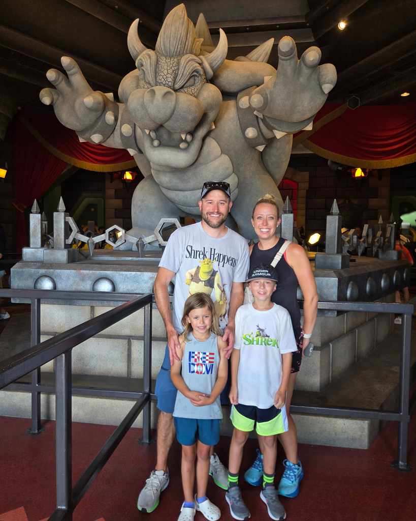 Family at Universal Studios Hollywood
