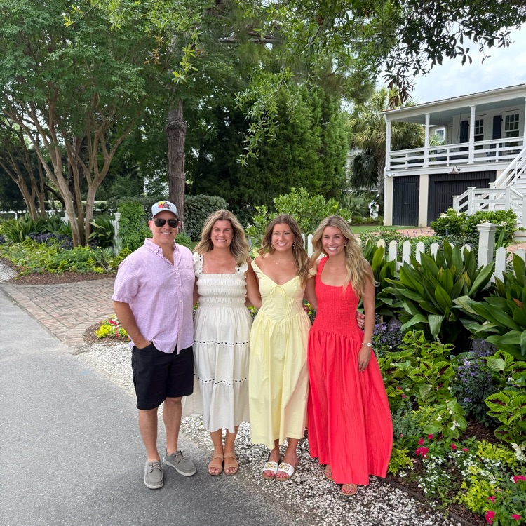 The Melbourn family vacationed in Charleston, South Carolina.