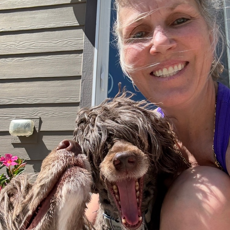 selfie with dogs 