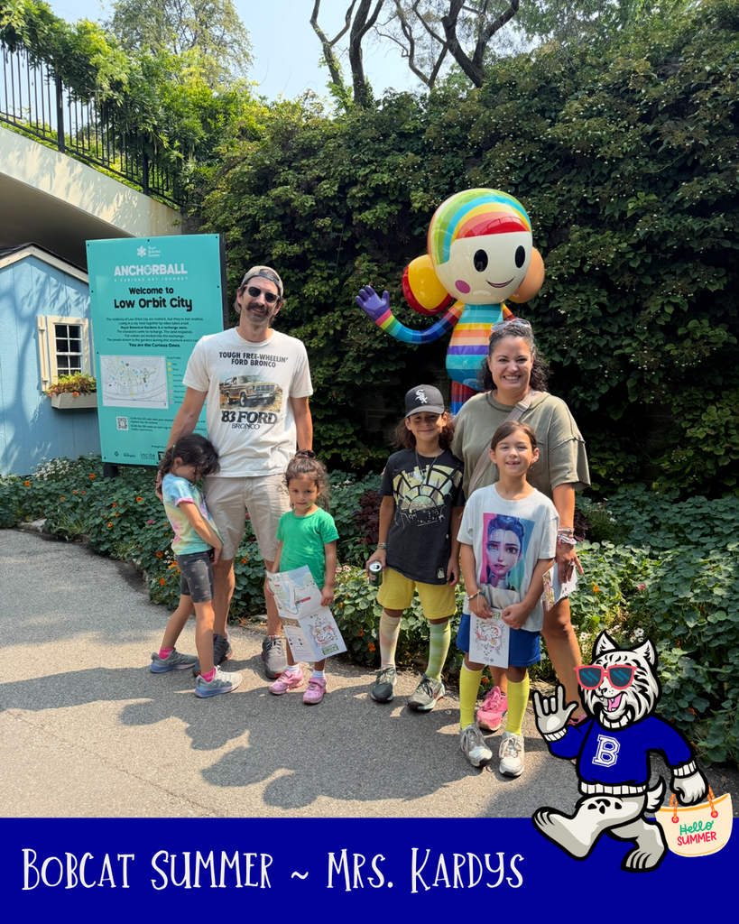 Teacher and her family