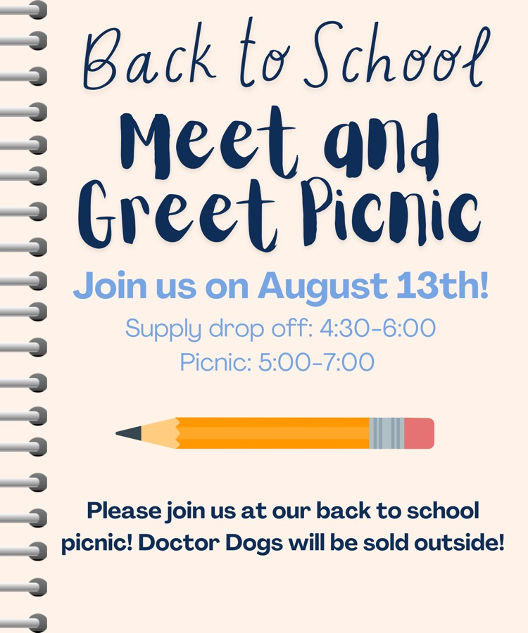 information about back to school picnic. it is on August 13th