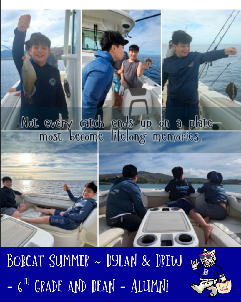 Not every catch ends up on a plate - most become lifelong memories