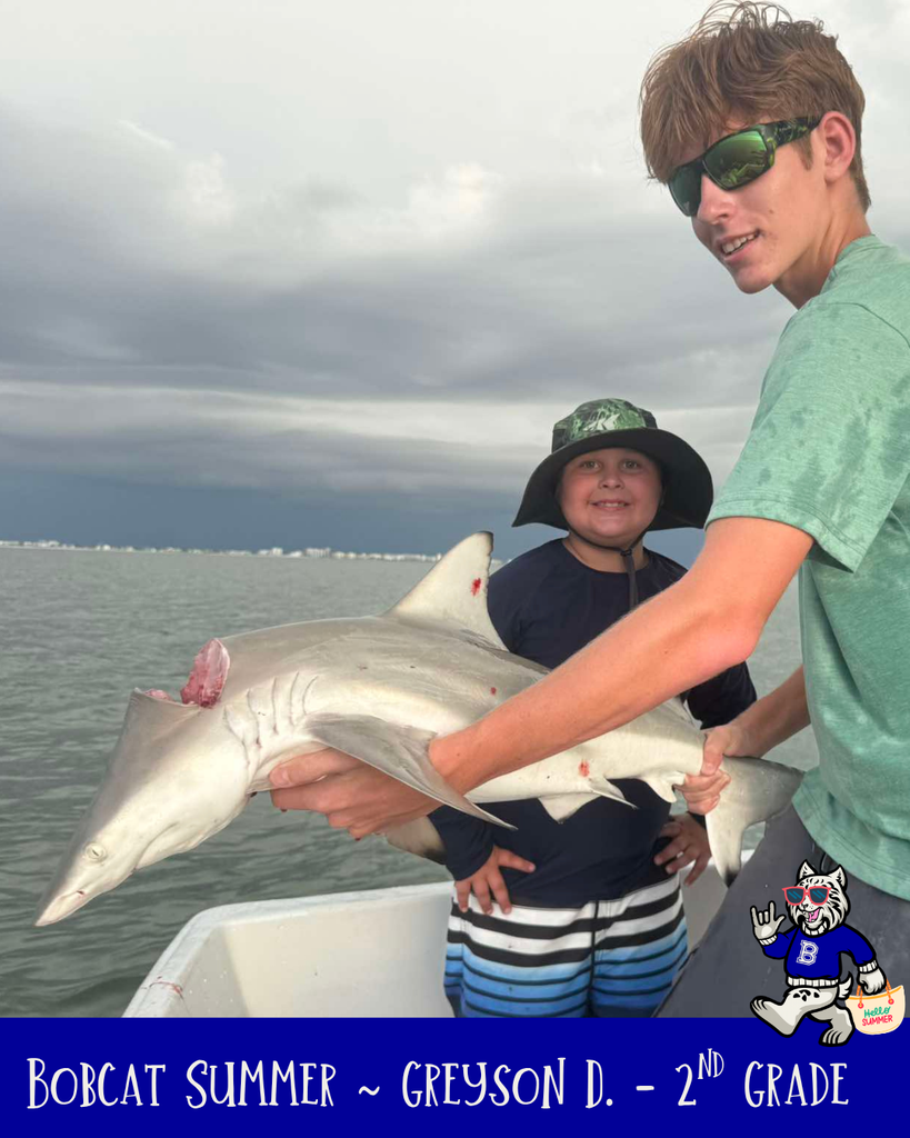 Student fishing on a boat