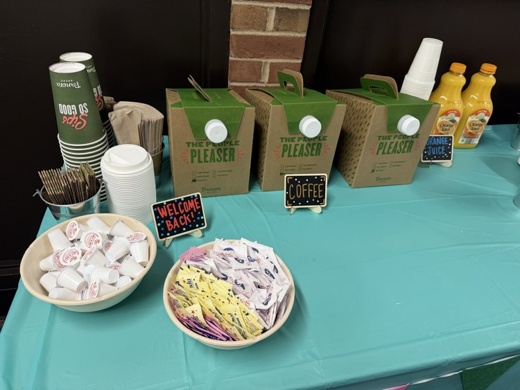 table with food on it 