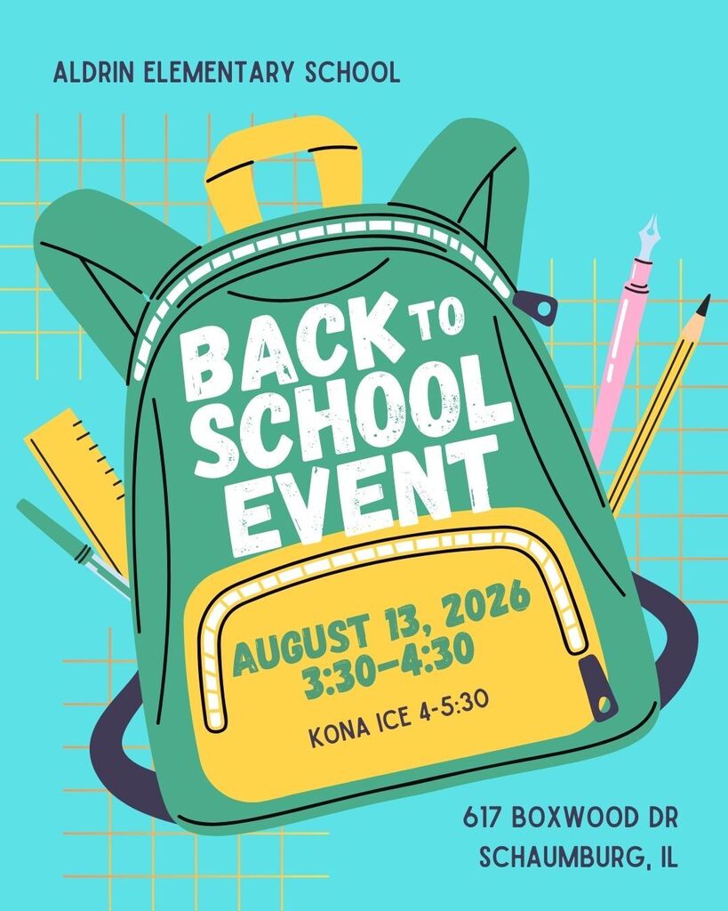 Back to School Event August 13, 2026 3:30-4:30 Kona Ice 4-5:30