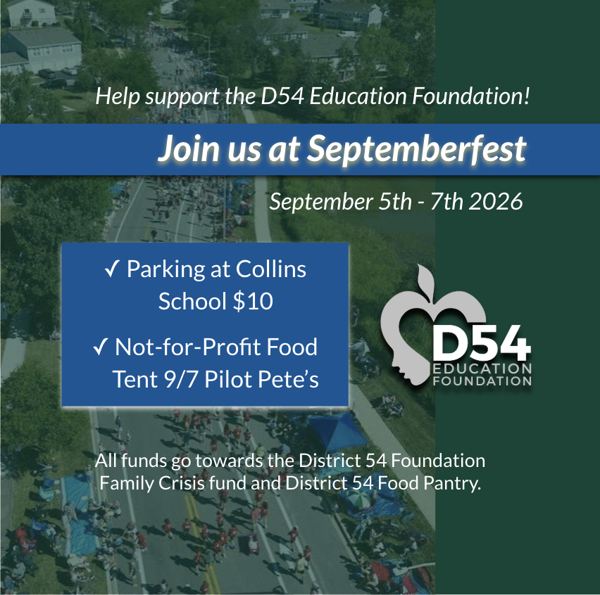Join D54 Foundation at Septemberfest!