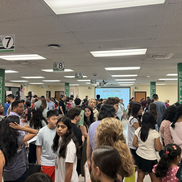 The cafeteria was abuzz with excitement! 