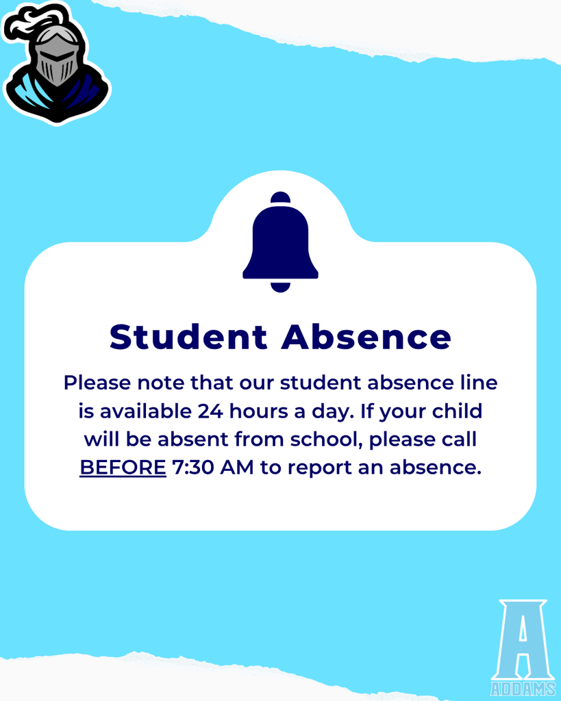 An informational post about the student absence process