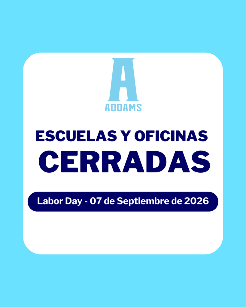 An informational post about Labor Day school closure