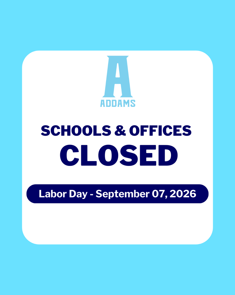 An informational post about Labor Day school closure