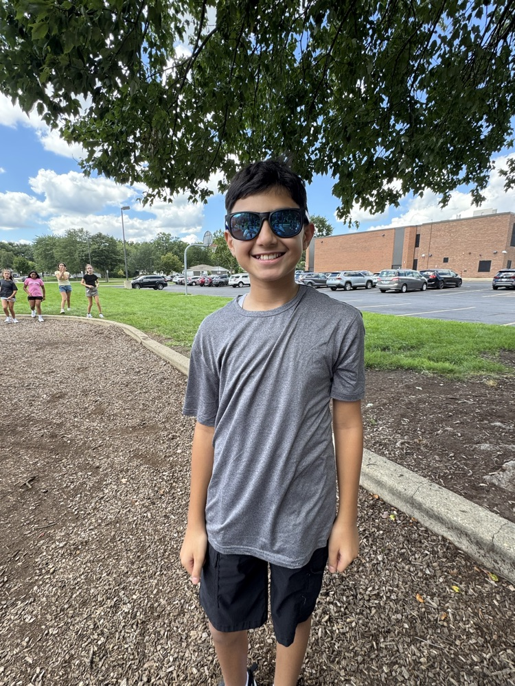 6th grader in sunglasses.
