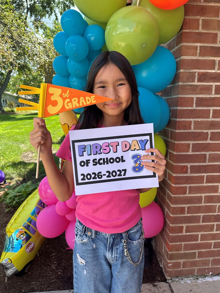 Student first day at Armstrong