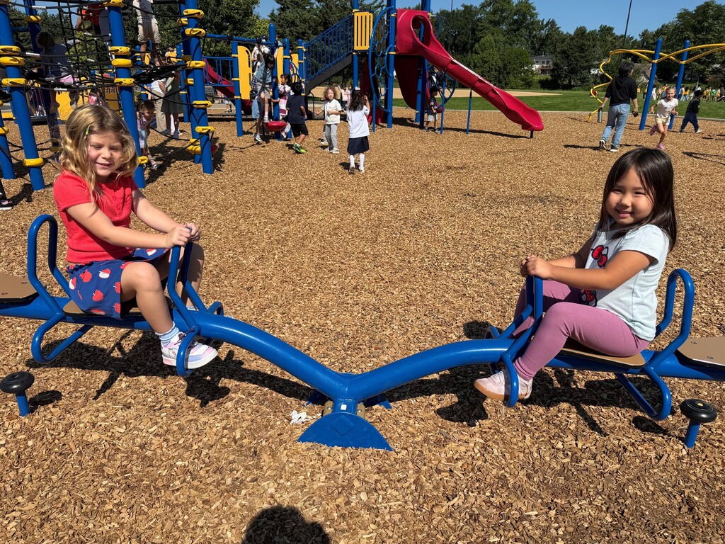 Students on playground