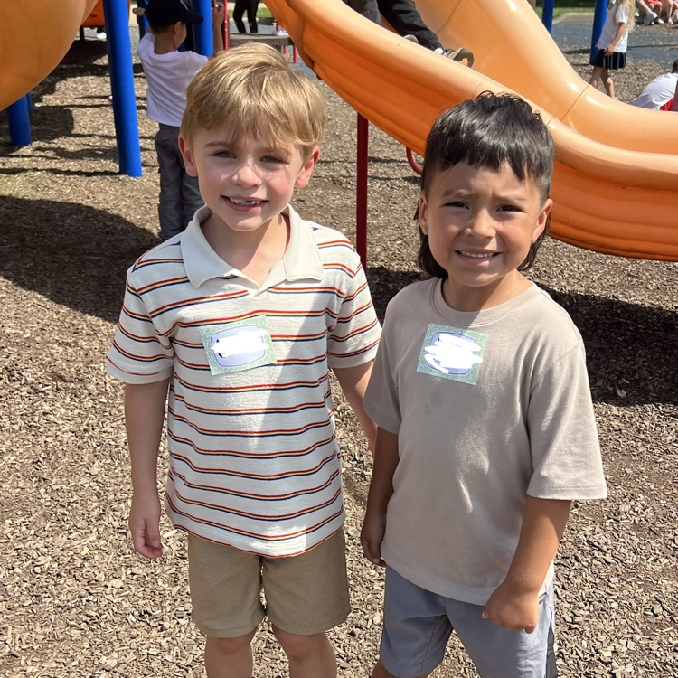 Two friends at the park.