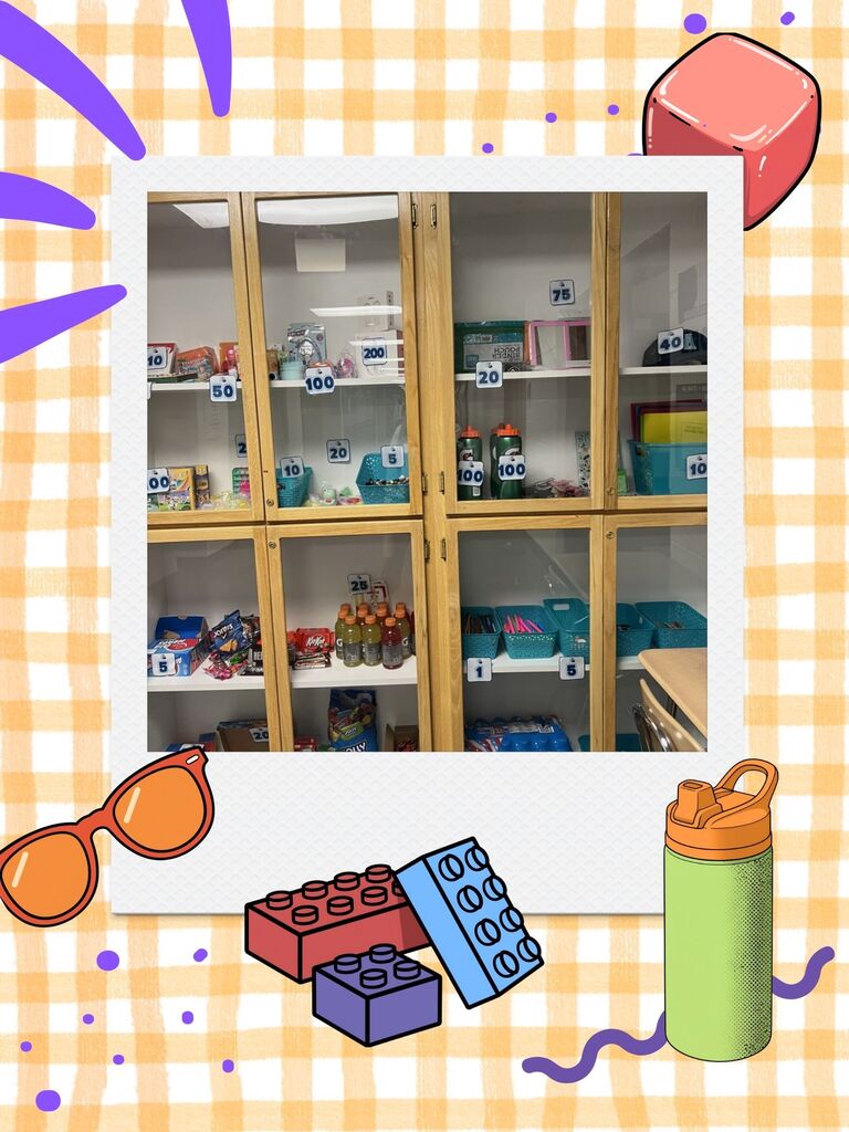 Image of a school store filled with items students can buy