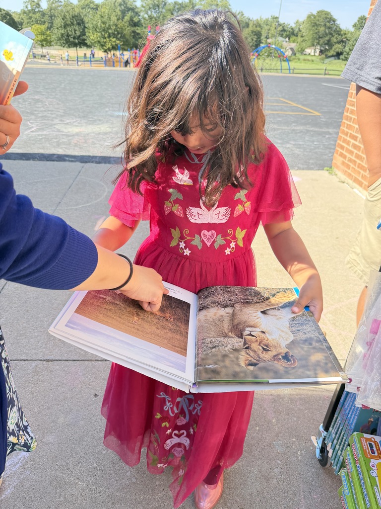 Student reading a book