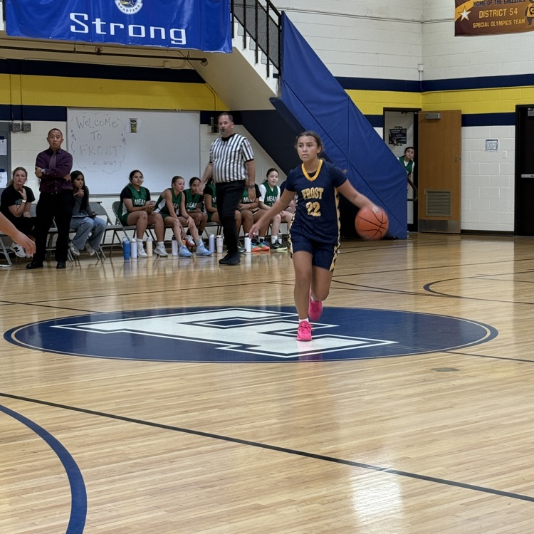 girl dribbling basketball