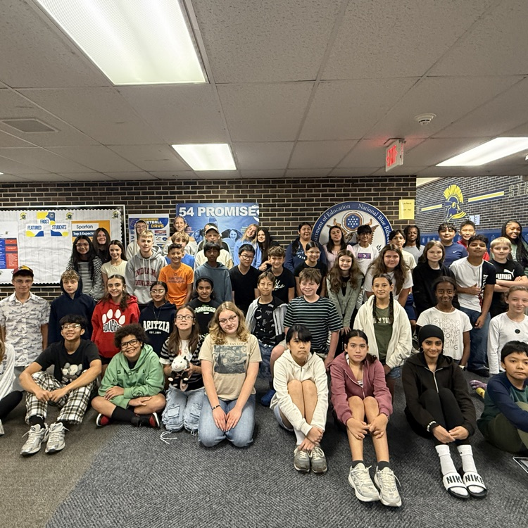 group of students posing for a picture