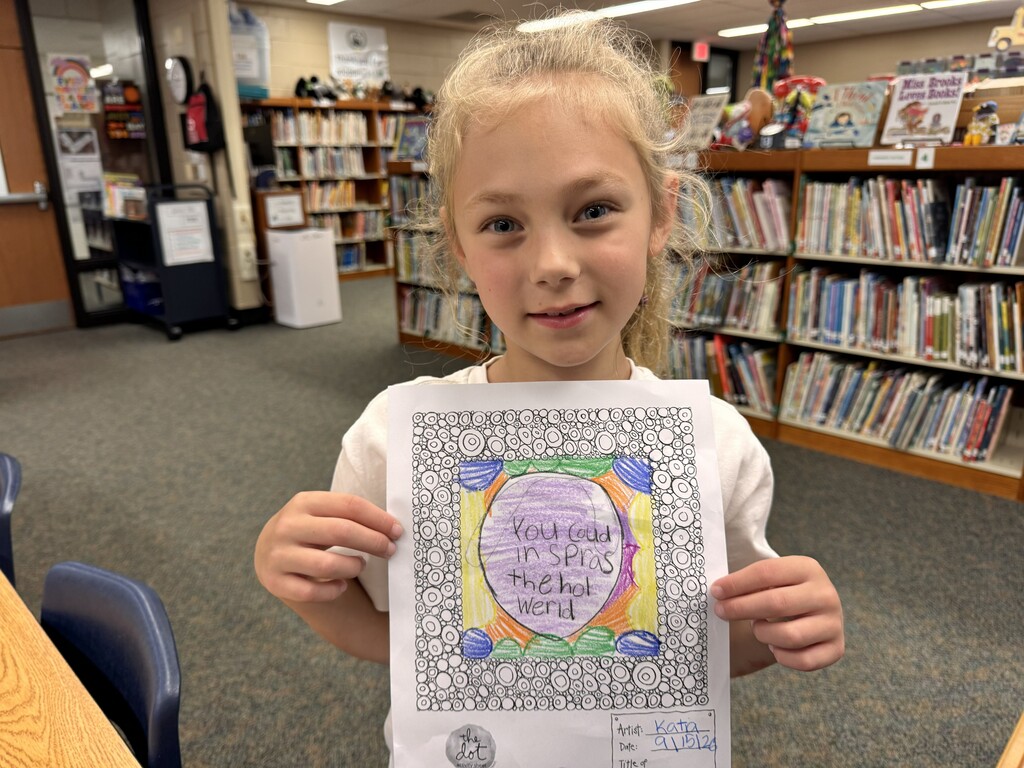 Student with creation