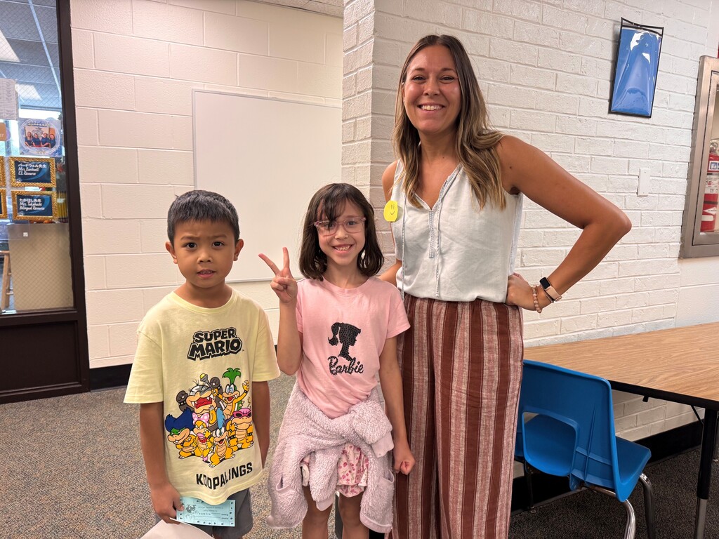 Mrs. Thomas with students