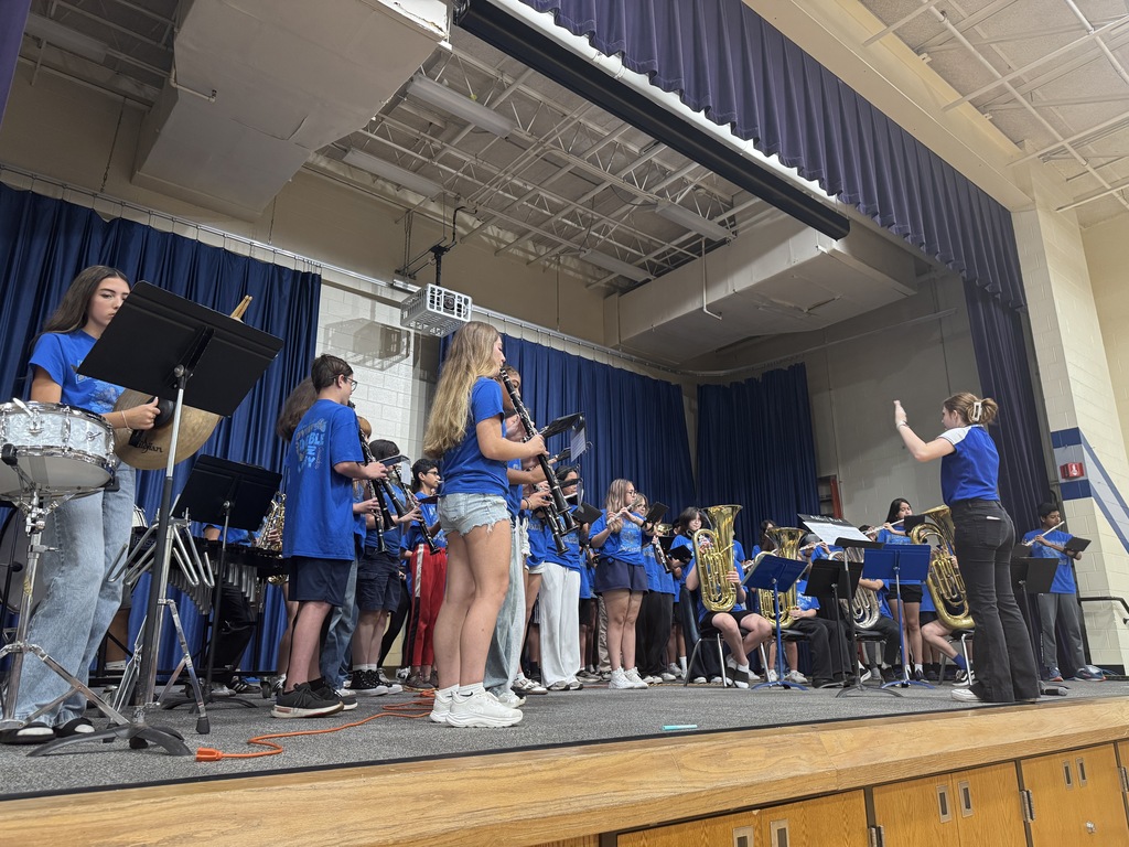 band students performing on stage