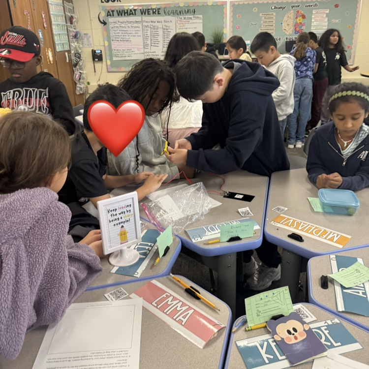 students working together
