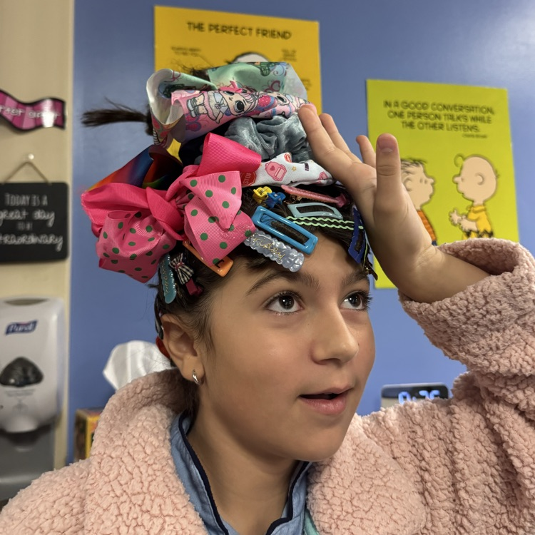 crazy hair and pajama day