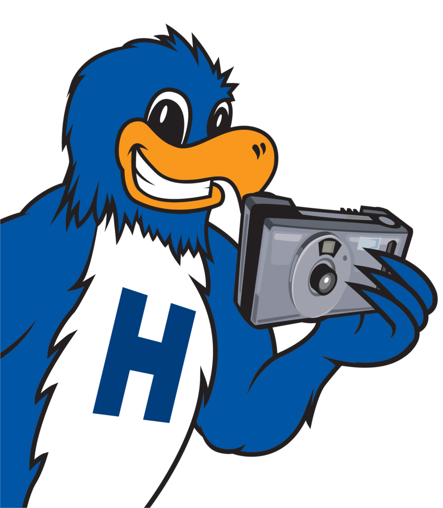 herbie with a camera in hand