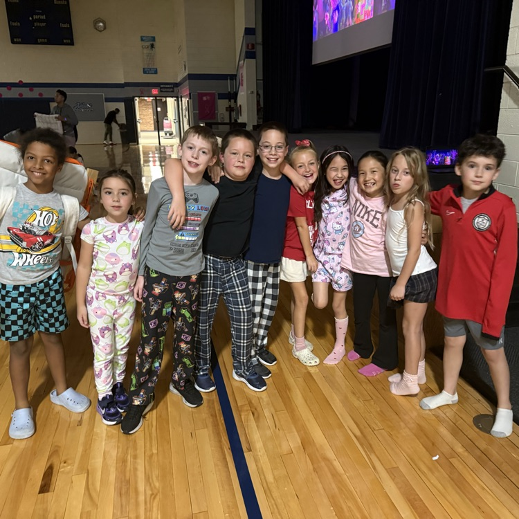 students in their pajamas 
