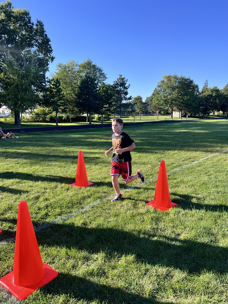 Students at cross country meet