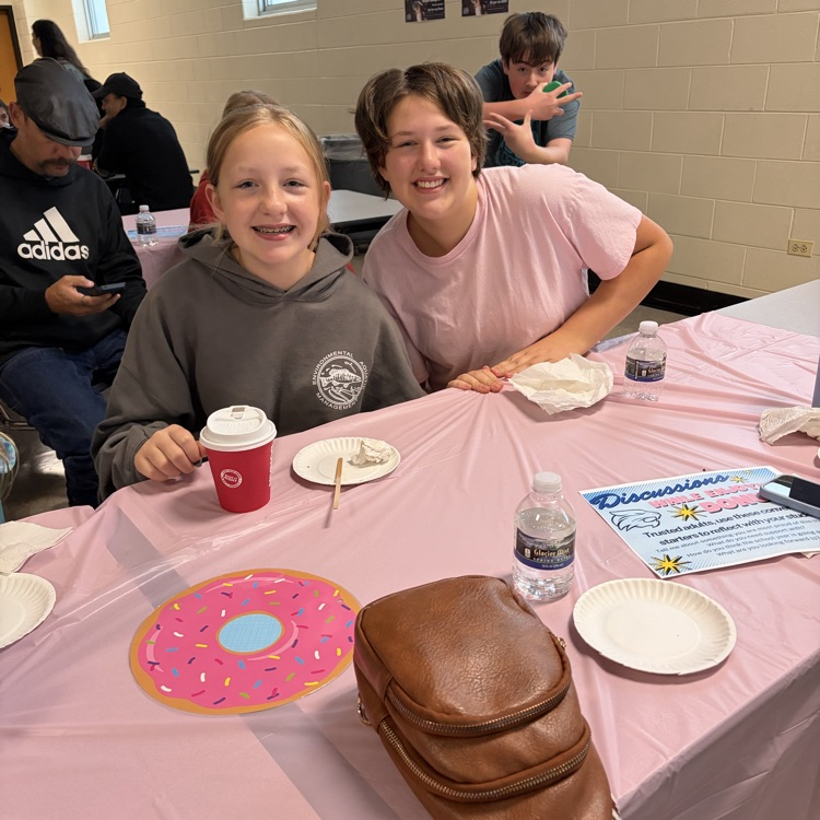Donuts For Grownups event at Keller Junior High