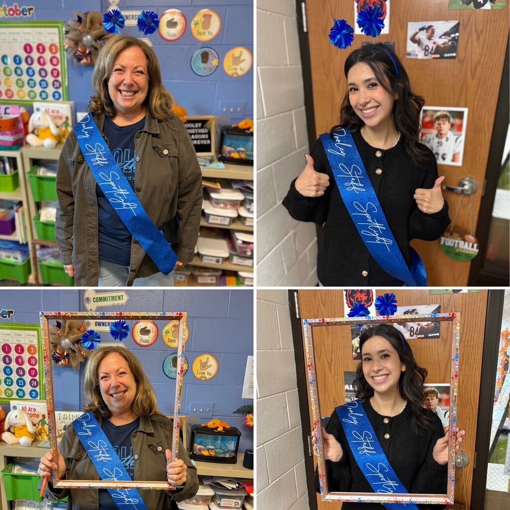 Mrs. Bach and Ms. Hernandez smiling