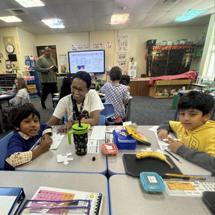 Mrs. F with two of her tribe friends.