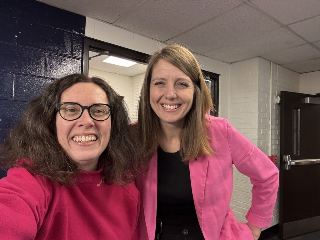 Staff wearing pink