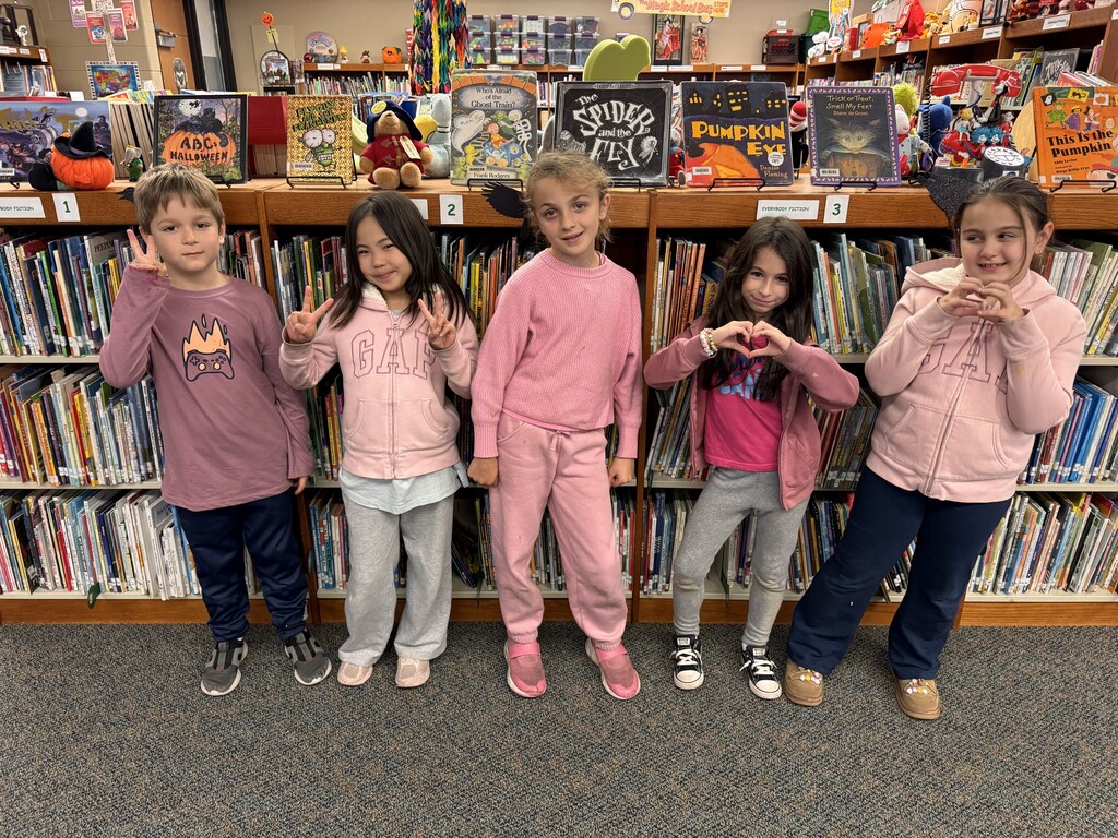 Kids wearing pink