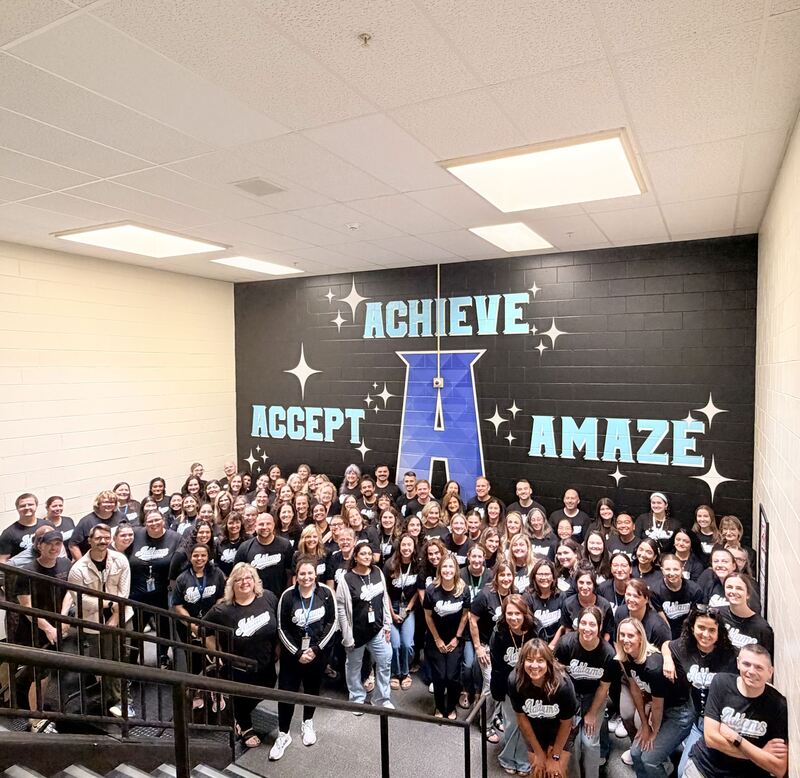 Addams staff family picture