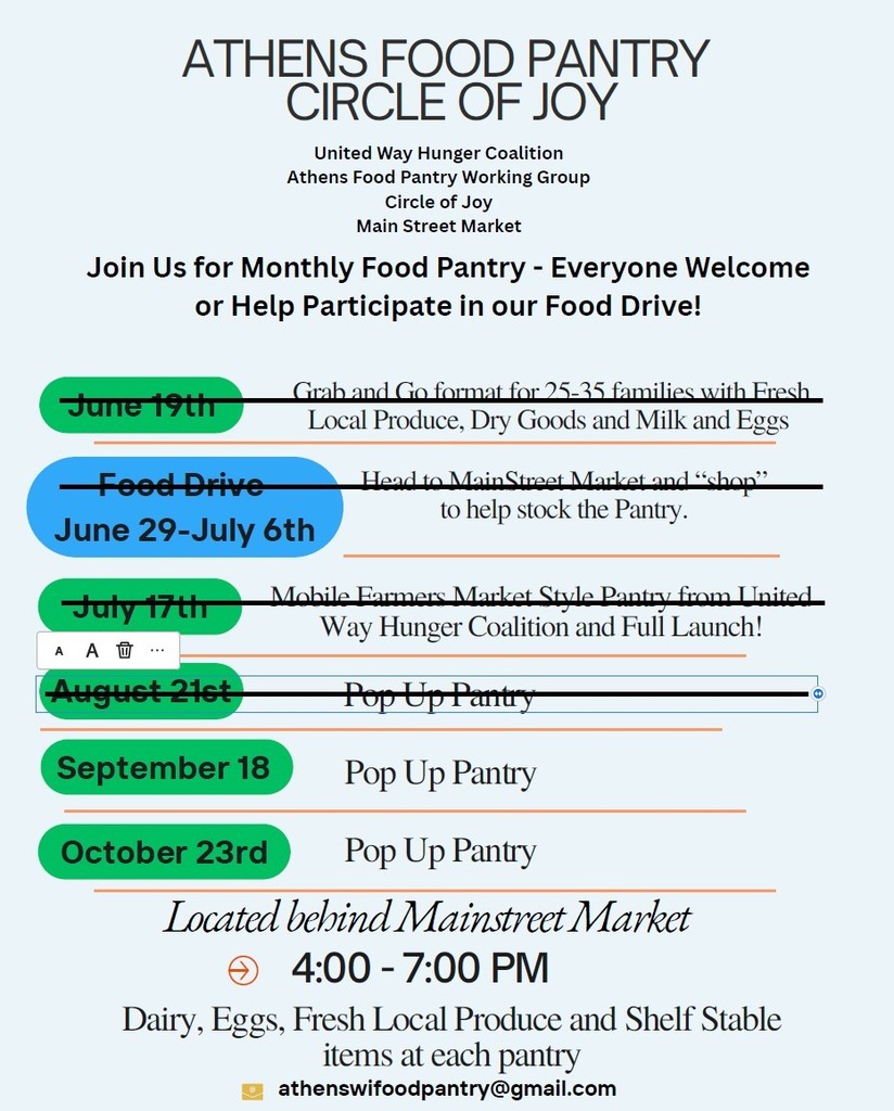 Pop up Pantry