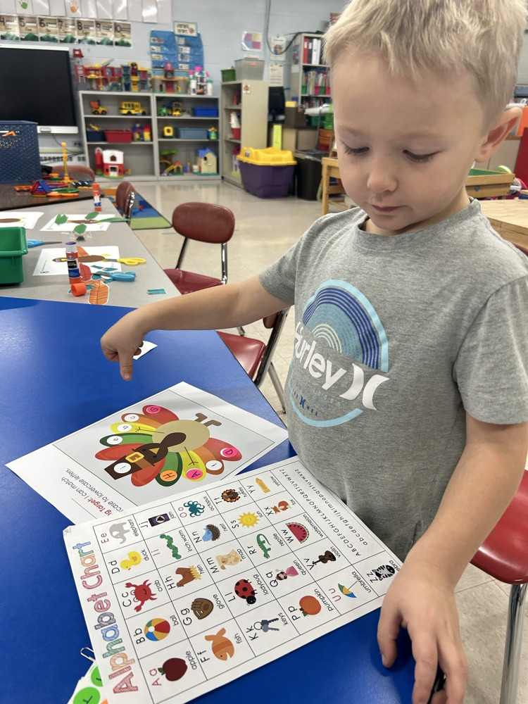 Letter sticker matching