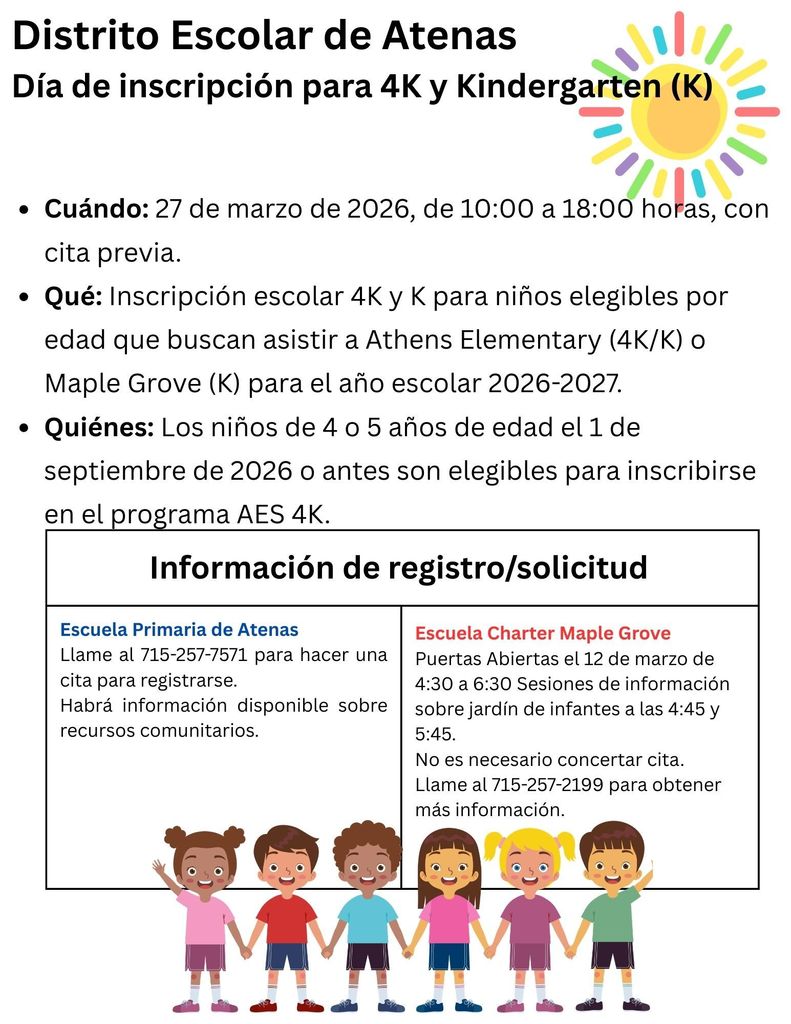 Spanish copy of 4K flyer. 