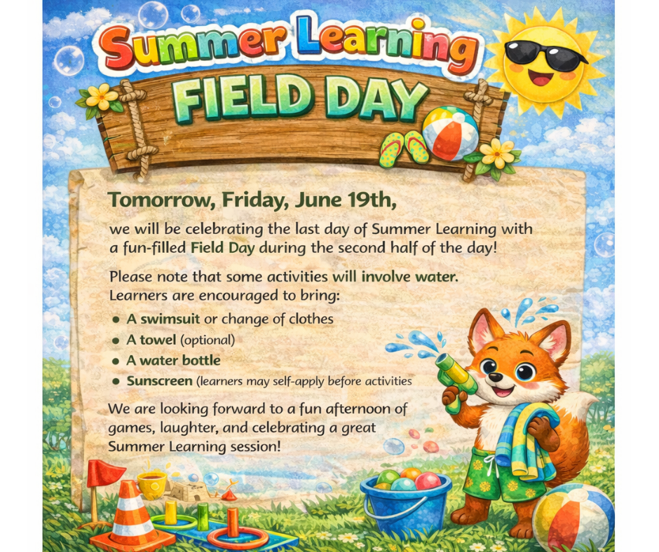 Summer learning field day