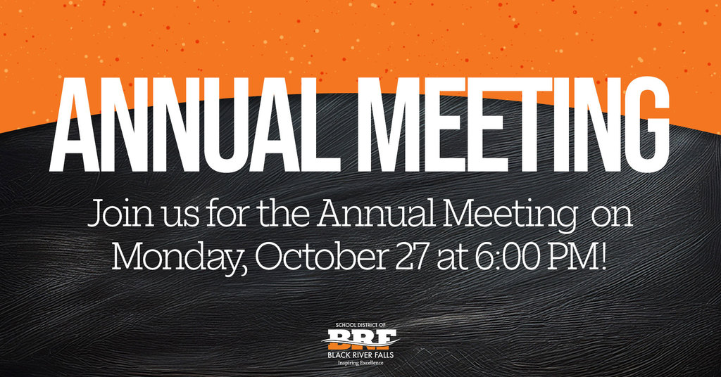 Annual Meeting: Join us for the Annual Meeting on Monday, October 27 at 6 PM!