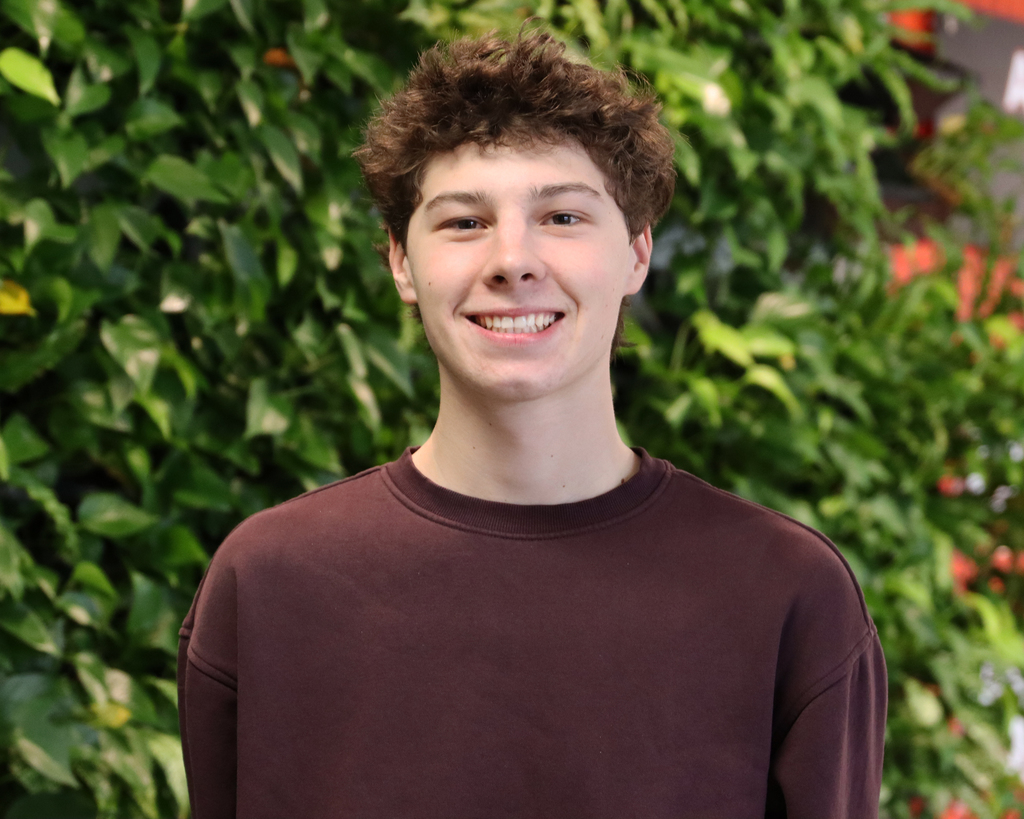 Boy smiling in portrait