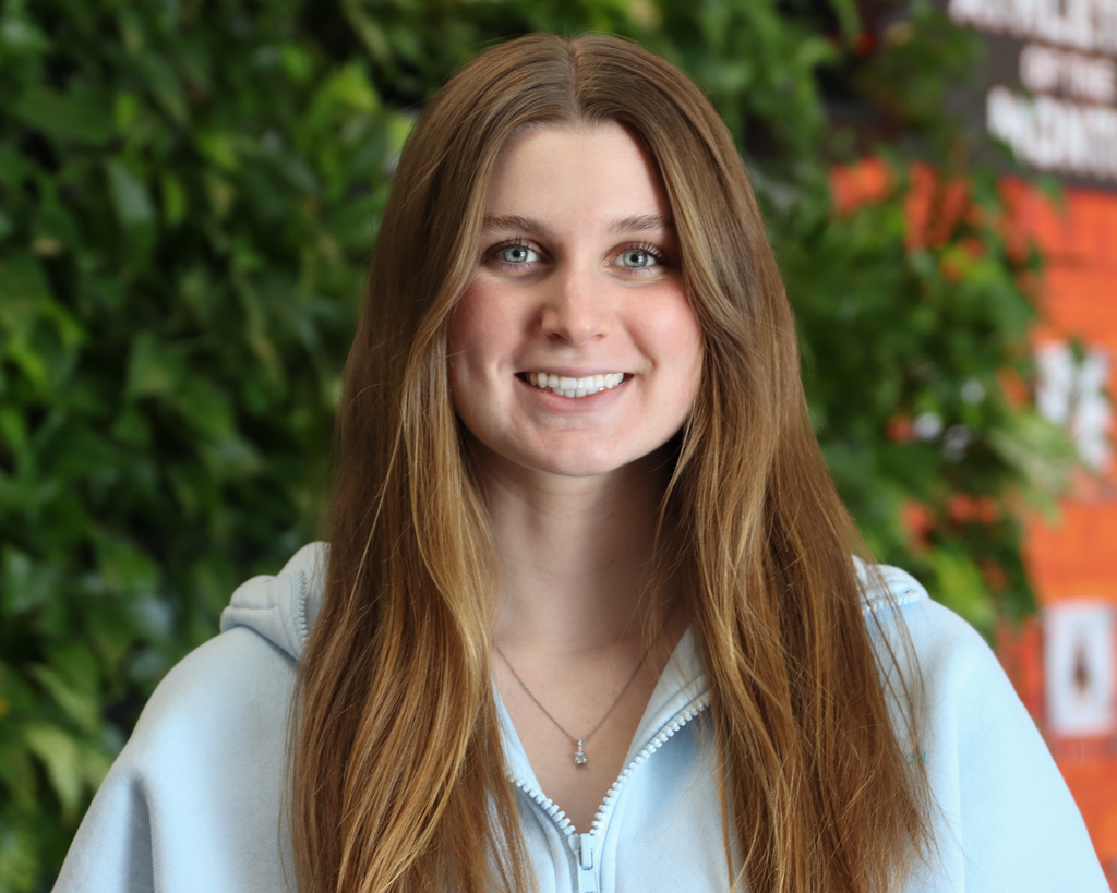 Girl smiling in portrait