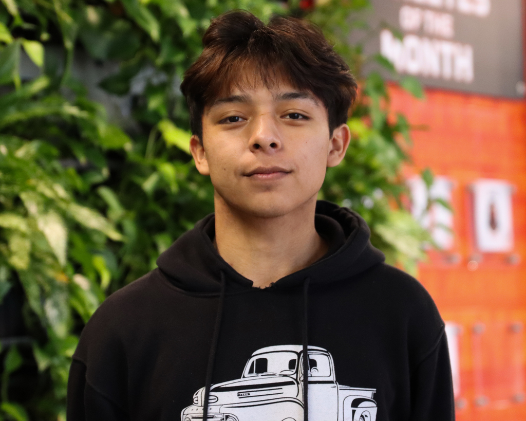 Boy smiling in portrait