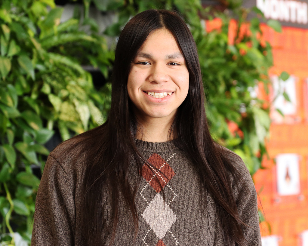 Boy smiling in portrait
