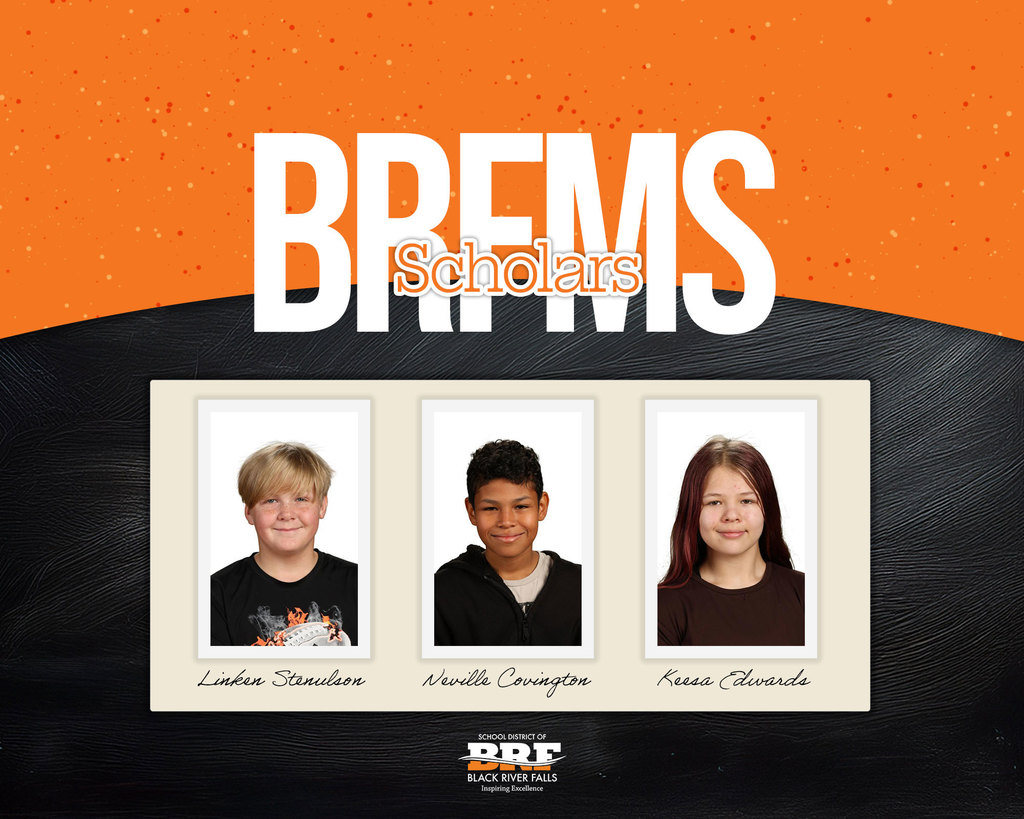 Linken Stenulson, Neville Covington, Kessa Edwards: BRFMS Scholars