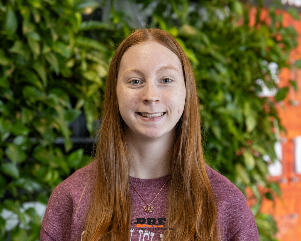 Girl smiling in portrait