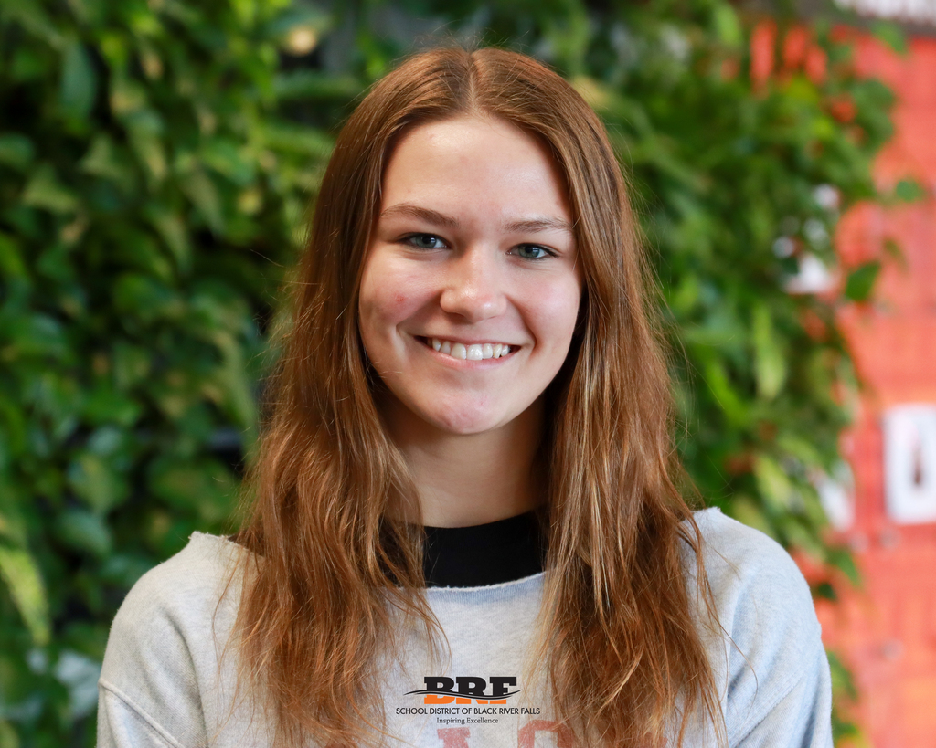 Girl smiling in portrait